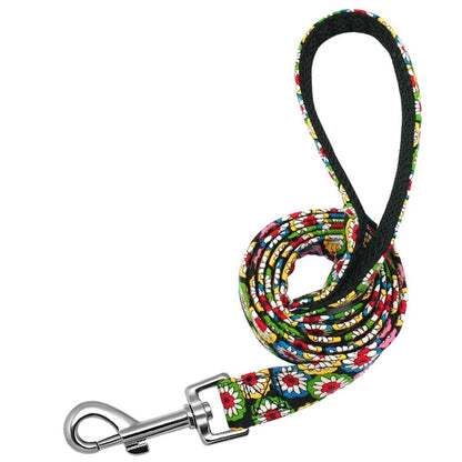 Dog Leash Nylon Print