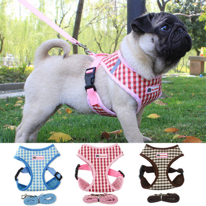 Dog Harness Leash Set