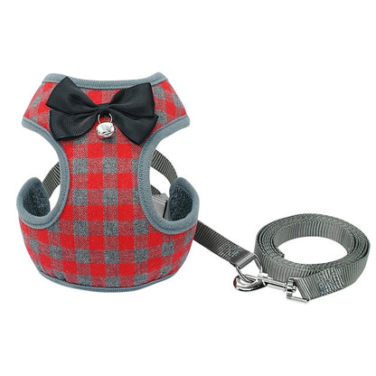 Small Dog Harness and Leash Set