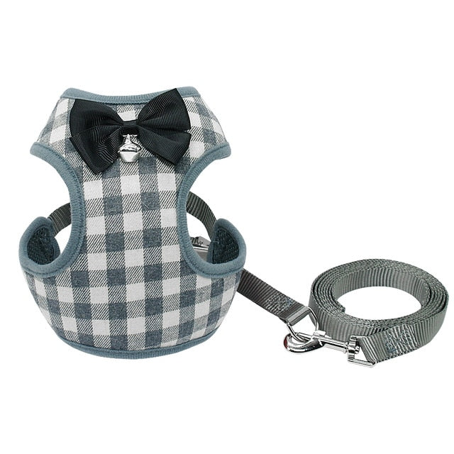 Small Dog Harness and Leash Set